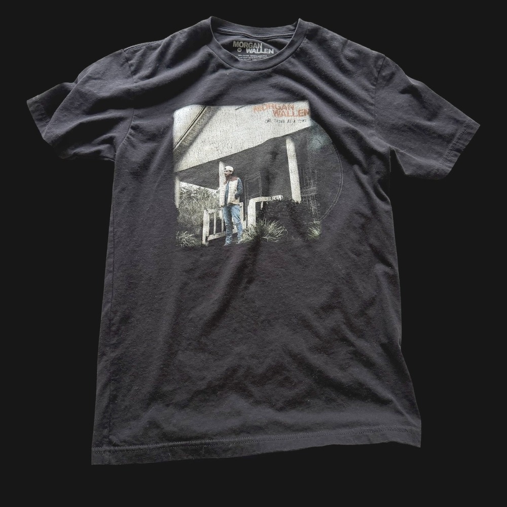 Morgan Wallen One Thing At A Time Black T-Shirt Unisex Medium Tracklist